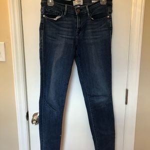 FRAME Mid Rise Skinny Jean
